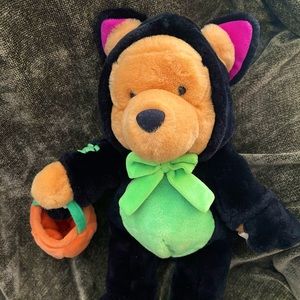 Authentic Disney Store Winnie the Pooh in Halloween costume